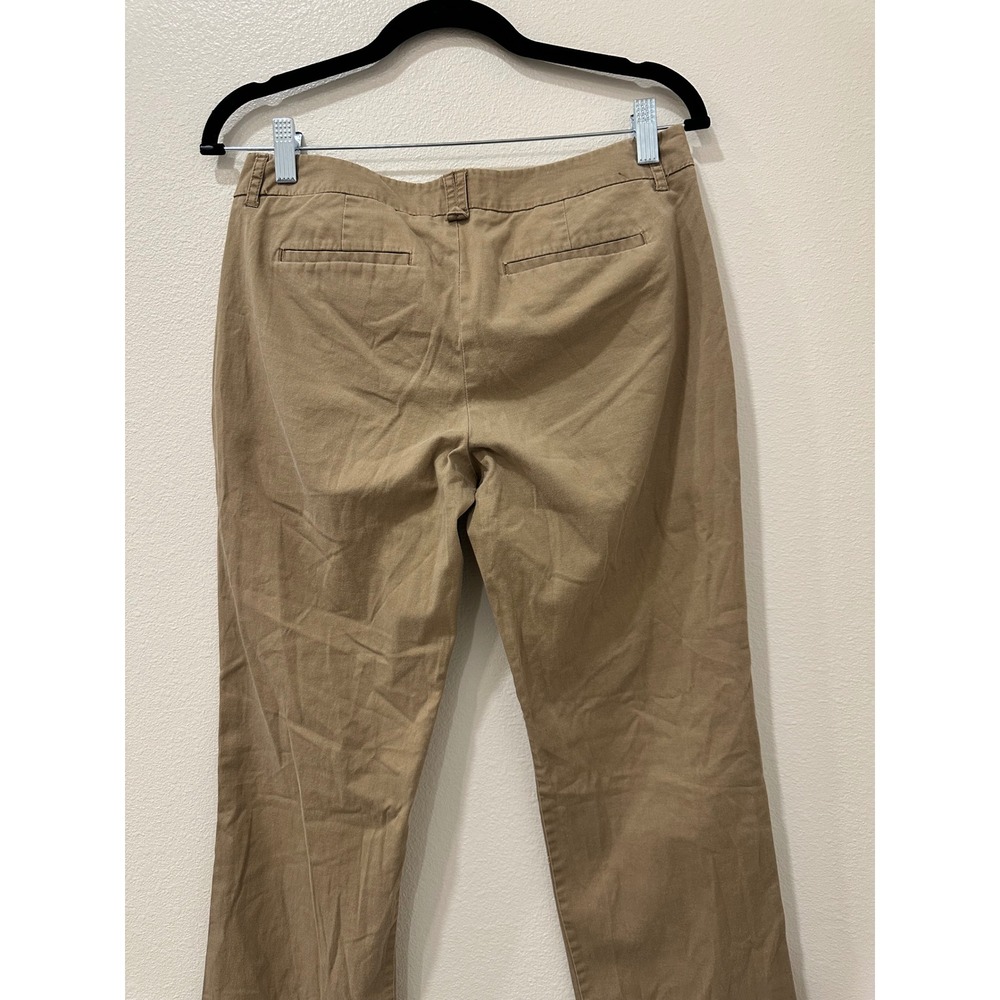 Y2K Old Navy Khaki Chino Pants Tan Straight Leg Size 2 Professional Casual - Picture 6 of 6